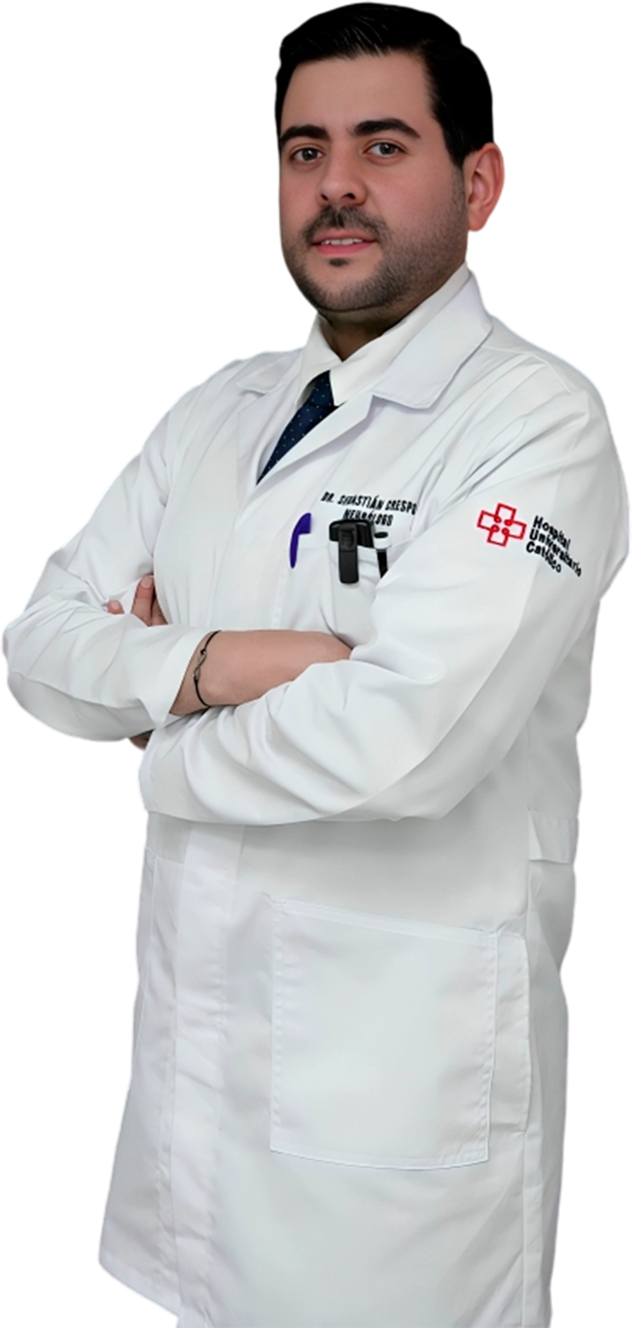 Foto del Dr. Juan Sebastián Crespo Domínguez, especialista en Neurología