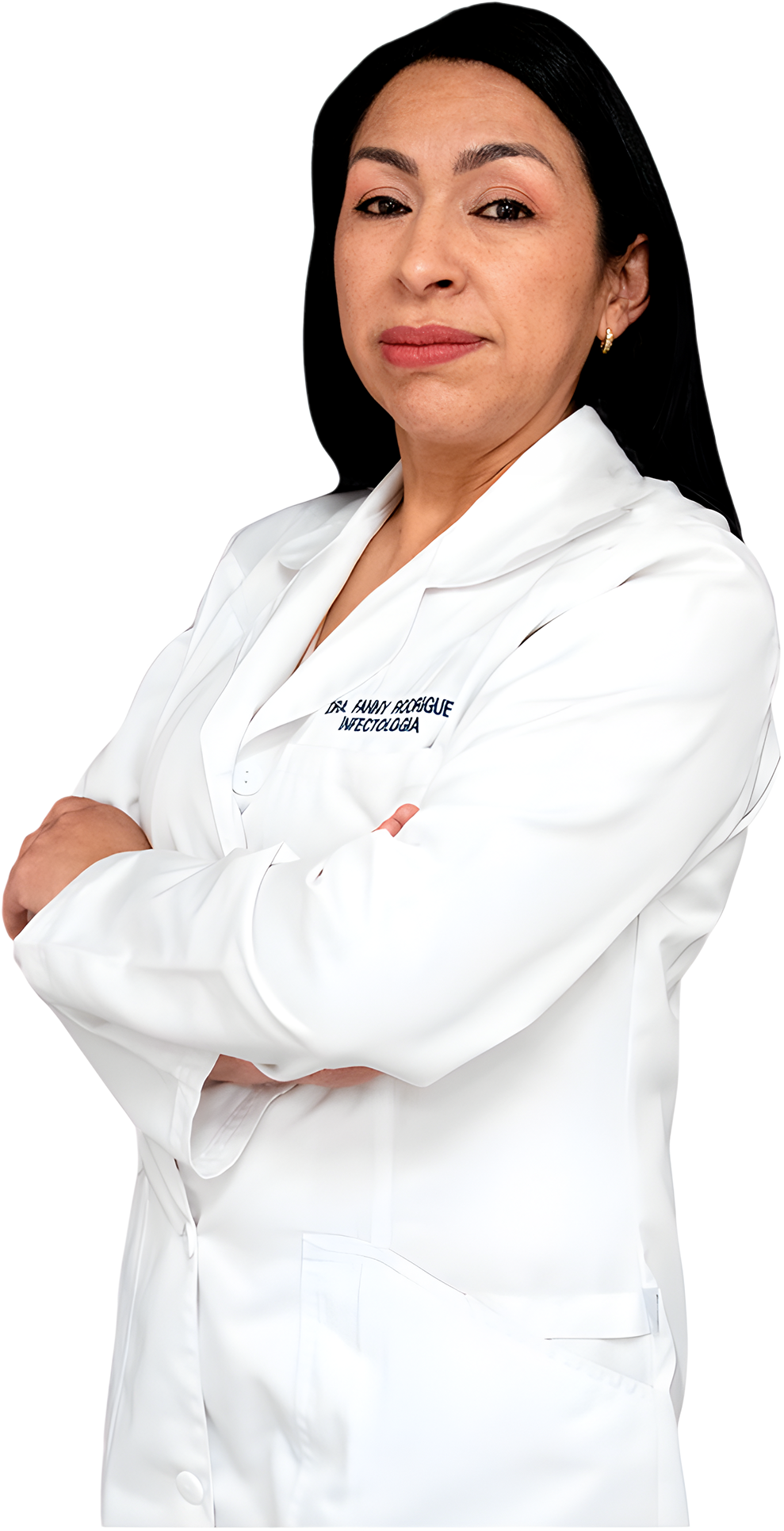 Foto de la Dra. Fanny Rodríguez, especialista en Infectología