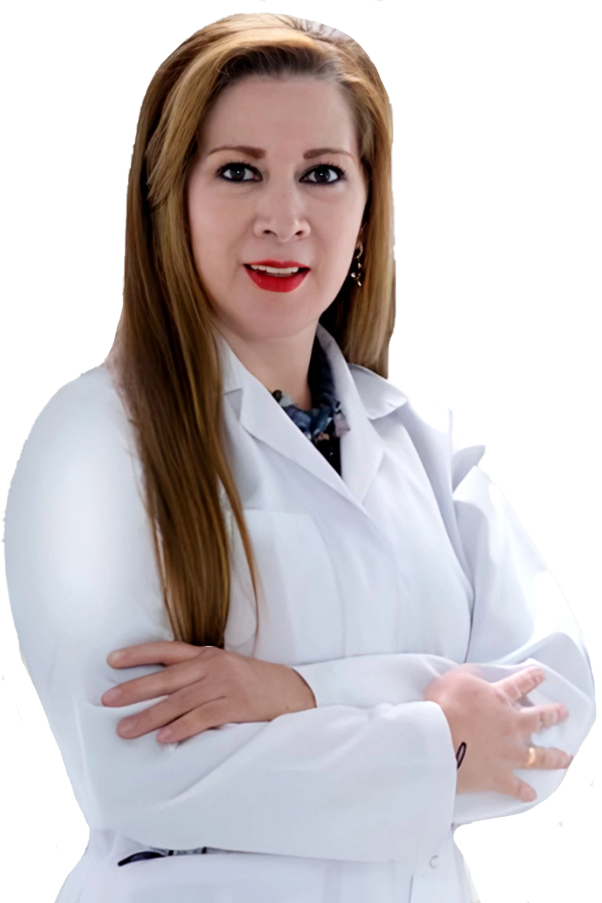 Foto de la Dra. Miriam Albán Bermeo, especialista en Ginecología y Obstetrícia