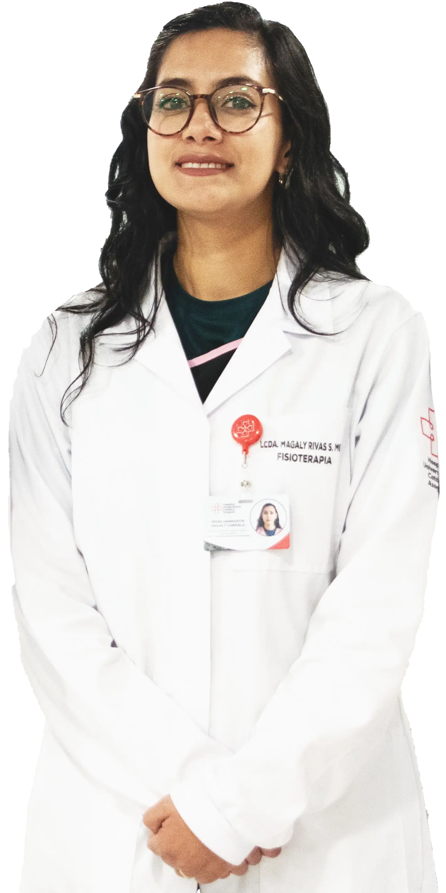 Foto del Lic. Magaly Rivas Sanmartín, especialista en Fisioterápia